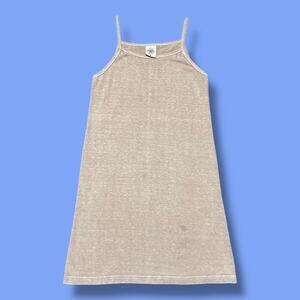 Earth Creations Hemp Dress Top Oatmeal Beige Brown Small